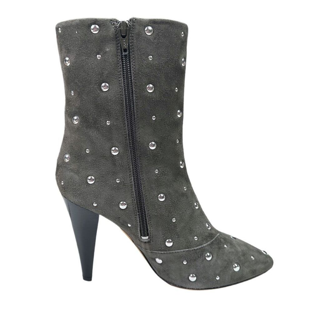 IRO Fernila Studded Suede Ankle Boots - Size 39EU - Picture 5 of 8